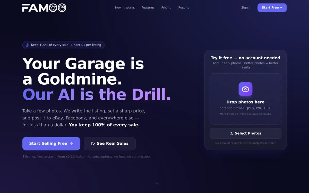 FAMOO — live consumer platform